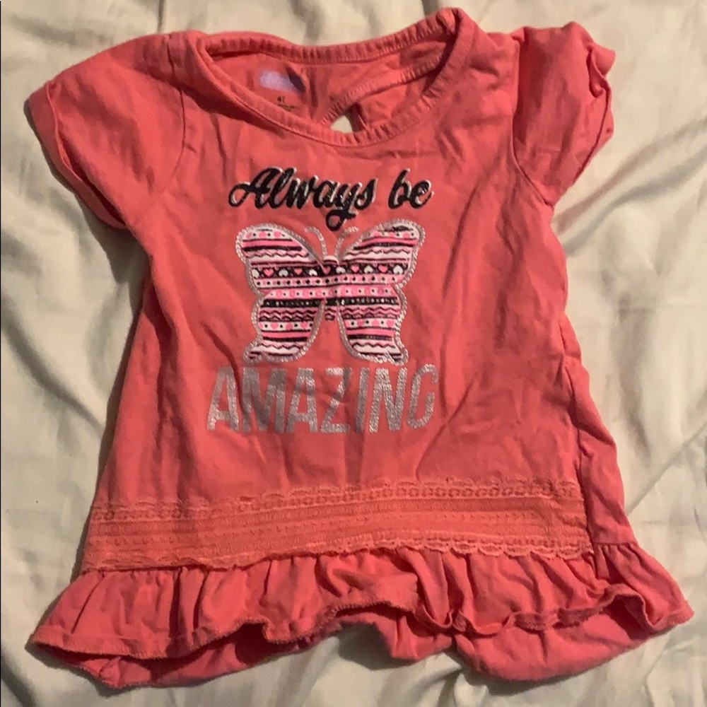 Always be amazing! Little girls T!